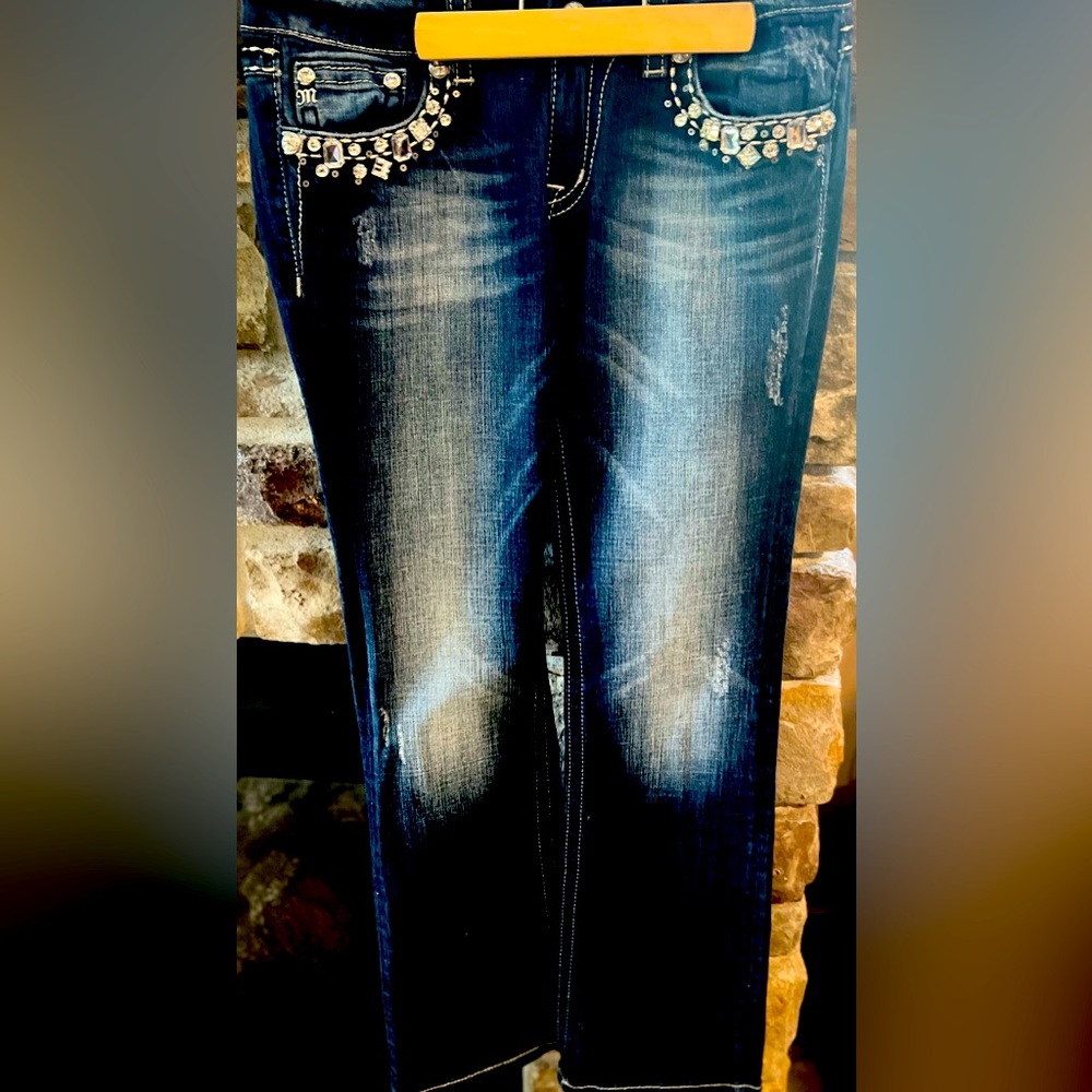 Miss Me Size 30 boot cut blue jeans